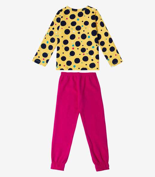 Pijama Infantil Feminino Select Amarelo