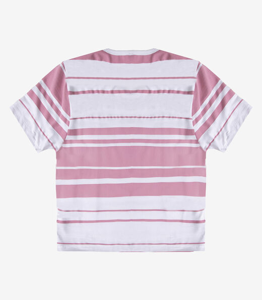 Blusa Feminina Básica Em Tecido Tian Infinita Cor Rosa