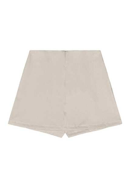 Short-Saia Juvenil em Tecido Gloss