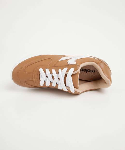 Tênis Casual Feminino Recortes Moleca