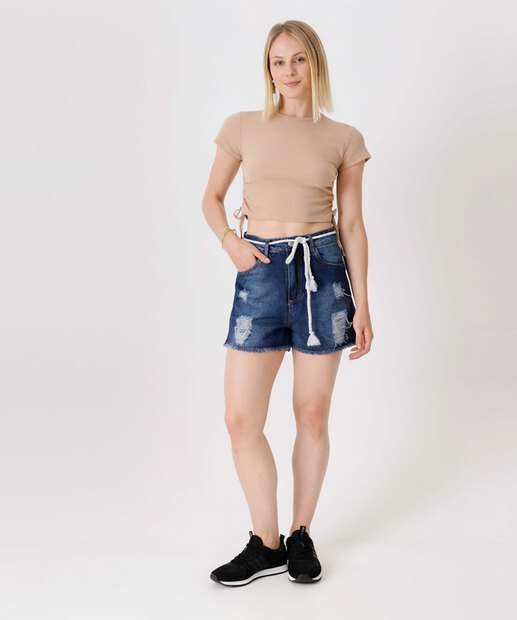 Image_Short Jeans Destroyed Feminino Barra Desfiada 