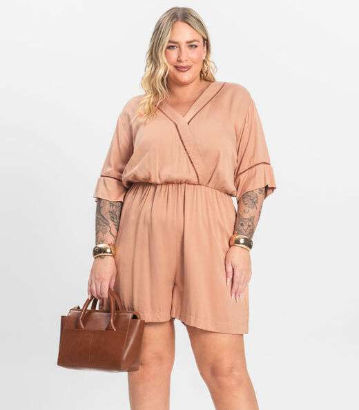 Image_Macaquinho Feminino Plus Size Secret Glam Marrom