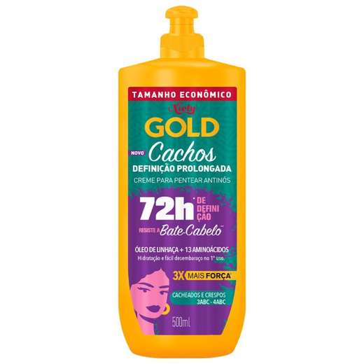 Image_Niely Creme de Pentear Gold Cachos Definição Prolongada 500ml