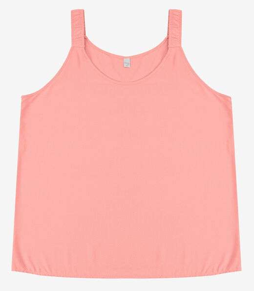 Regata Feminina Plus Size Infinita Cor Rosa