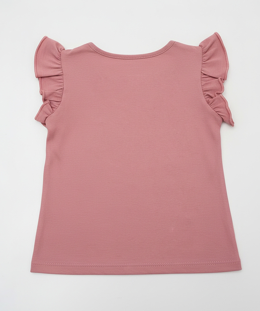 Camiseta Infantil Gatos Marisa Tam 1 a 3 Rosa
