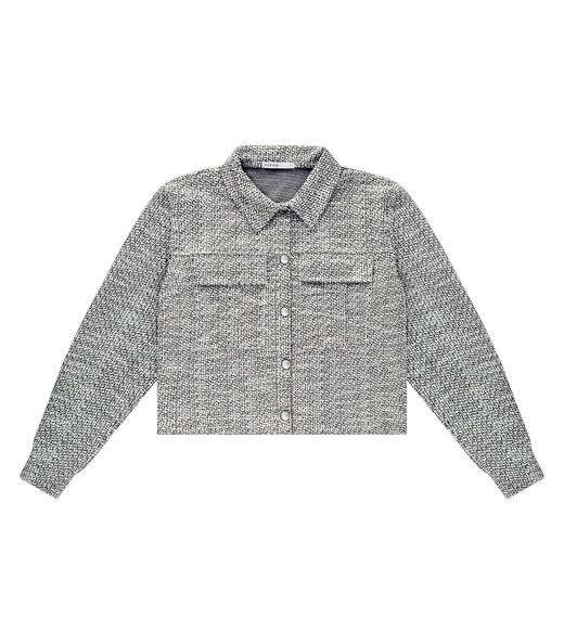 Casaco Feminino De Tweed Shine Endless Preto