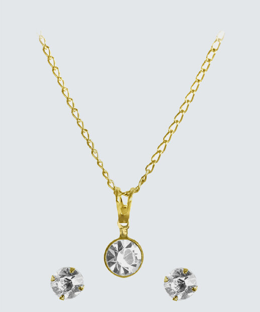 Kit Relógio Feminino Strass Lince LRGJ155L36KBODC2KX