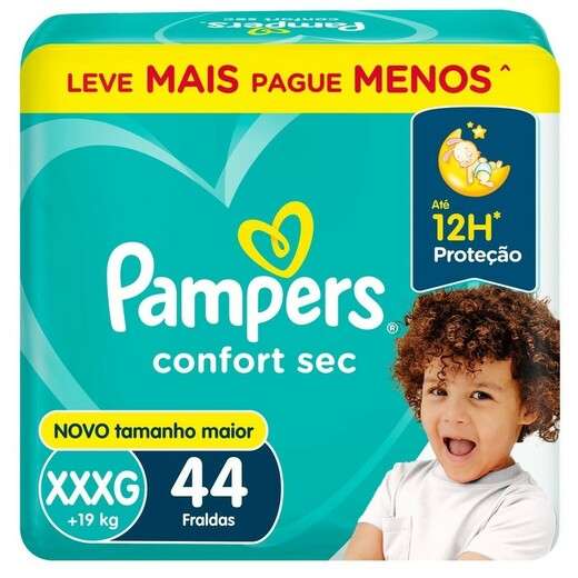 Image_Fralda Pampers Confort Sec XXXG com 44un