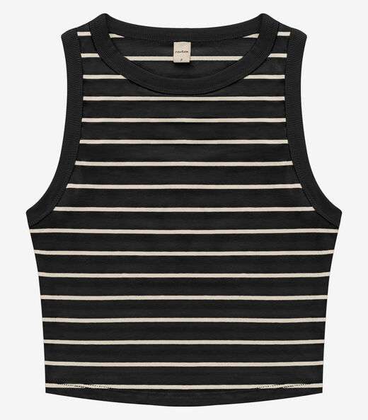 Image_Regata Feminina em Cotton Leve Rovitex Preto