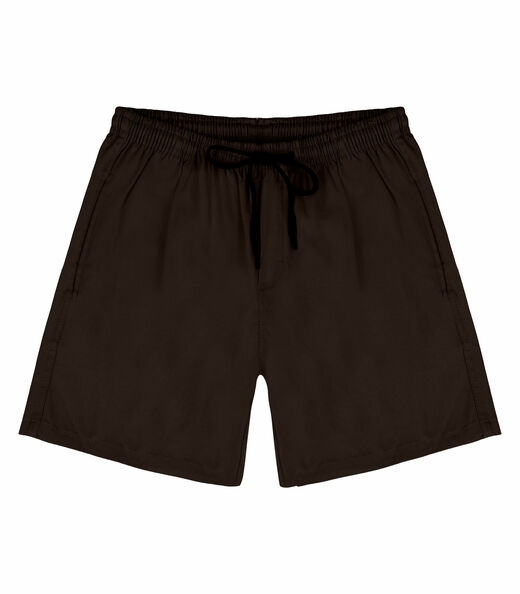Bermuda Masculina Em Sarja Rota Da Onda Marrom