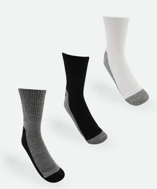 Image_Kit 3 Pares Meias Masculina Cano Longo Marisa