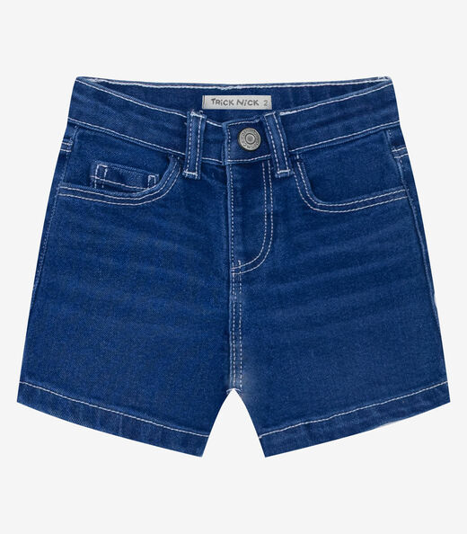 Conjunto Menina Blusa Com Shorts Trick Nick Bege