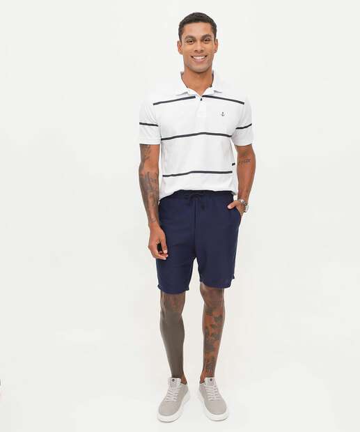 Bermuda Masculina Moletom Textura MR
