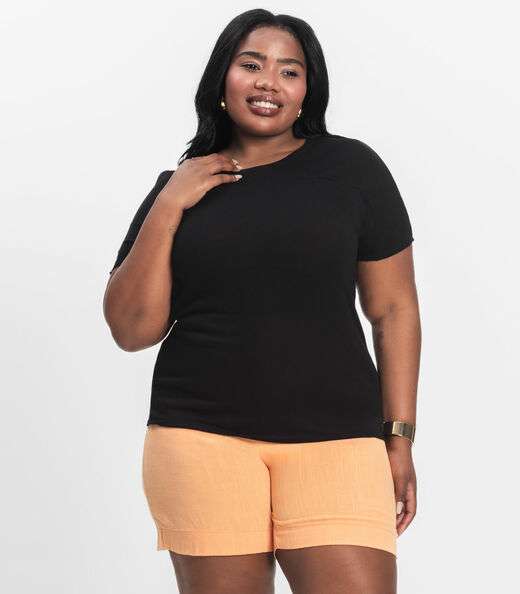 Image_Blusa Visco Tricot Plus Size Secret Glam Preto