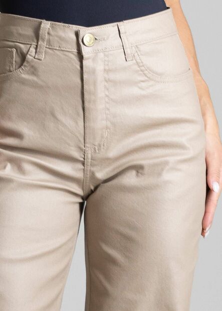 Calça Resinada Sawary Wide Leg -282687