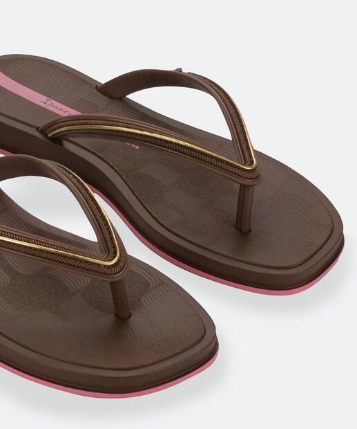 Chinelo Feminino Ipanema Glow Marrom