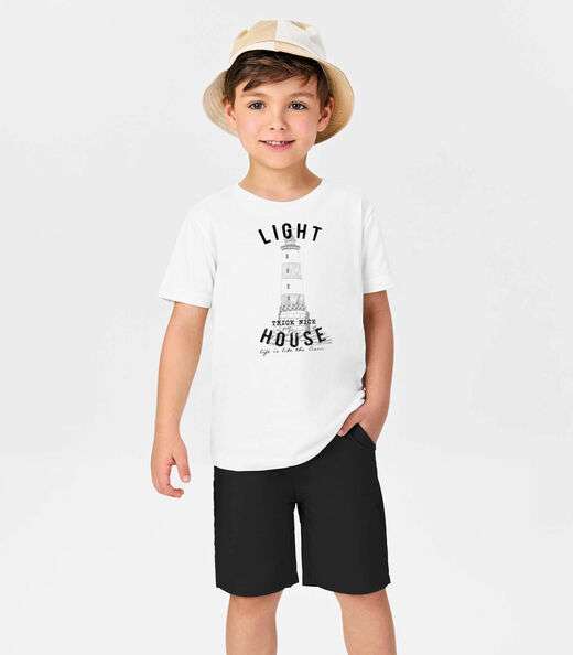 Image_Conjunto Menina Camiseta Com Bermuda Trick Nick Branco