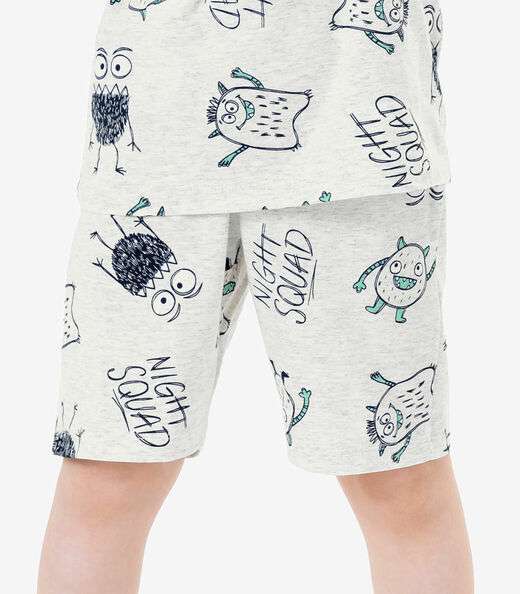 Pijama Infantil Menino Rovi Kids Cinza