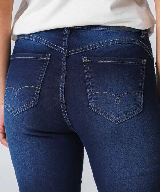 Calça Jeans Cigarrete Feminina Biotipo Azul