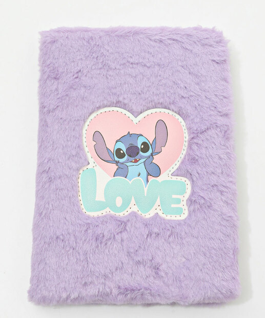 Image_Caderneta Pelúcia Anotações Estampa Stitch Disney Lilás