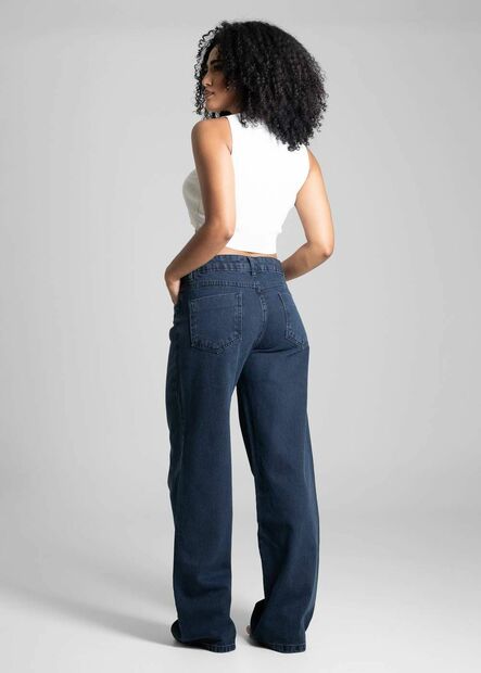 Calça Jeans Sawary Wide Leg - 282652