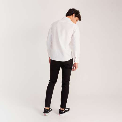 Camisa Rock e Soda Masculina Manga Longa Botões Confortável