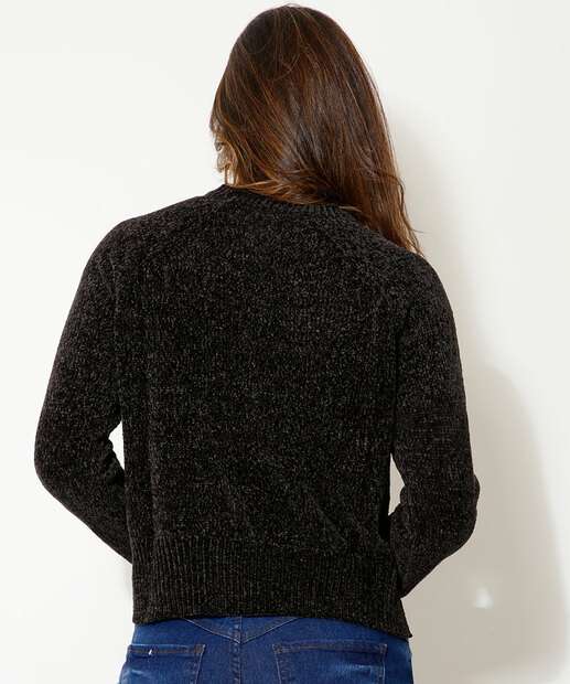 Suéter Feminino Chenille Marisa