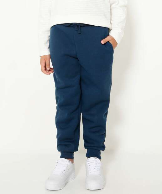 Calça Infantil Jogger Moletom Flanelado MR Tam 4 a 10