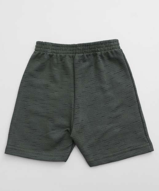 Bermuda Infantil Moletinho Flamê MR Tam 1 a 3