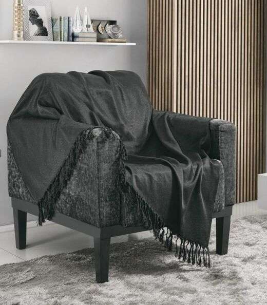 Image_Manta Para Sofá 1,70m x 1,40m Turim Adomes Preto