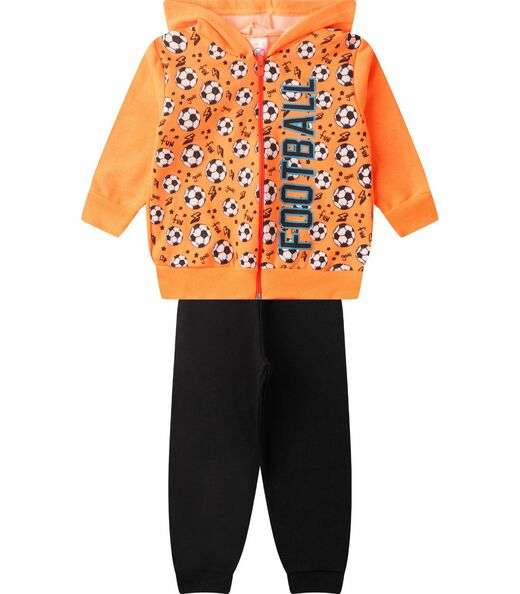 Image_Conjunto De Moletom Infantil Menino Kappes Laranja