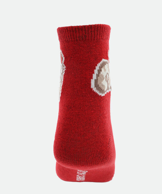 Kit 2 Meias Soquete Feminina Hello Kitty Vermelho