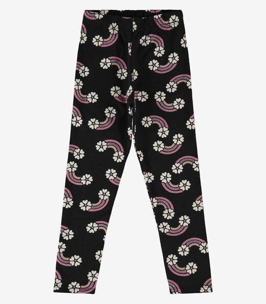 Legging Infantil Estampada Rovi Kids Preto