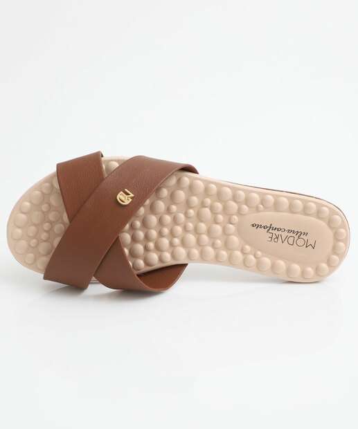 Rasteirinha Feminina Modare Marrom