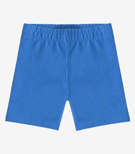 Bermuda Ciclista Infantil Básica Soletex Azul