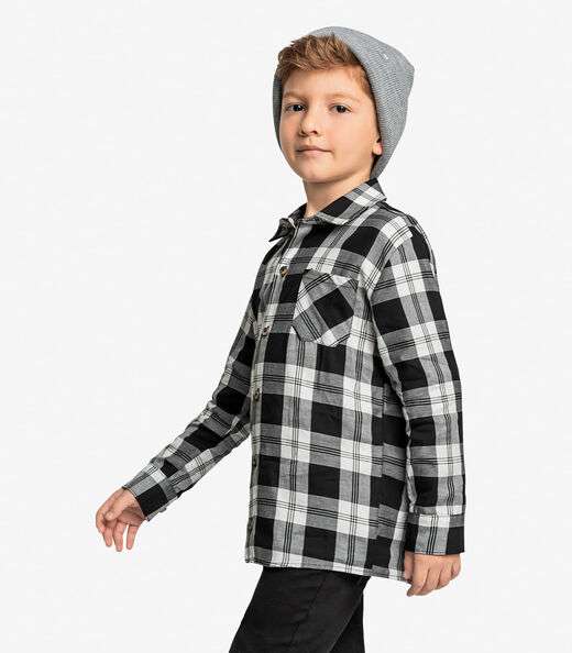 Camisa Infantil Manga Longa Trick Nick Preto