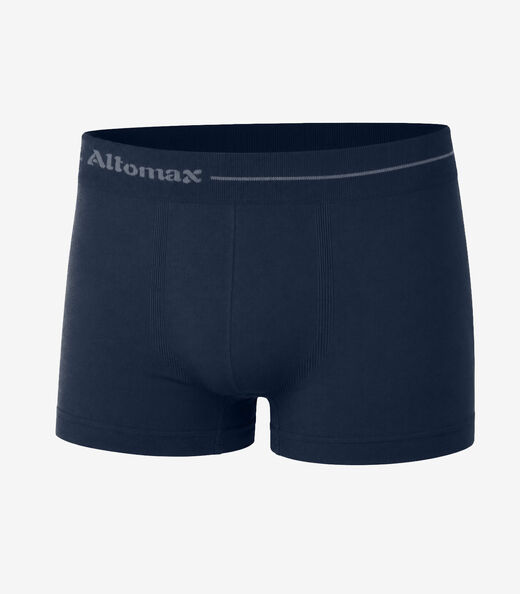 Cueca Boxer Lisa Microfibra Altomax Azul