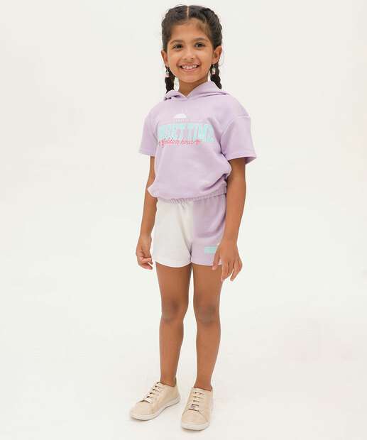 Conjunto Infantil Moletom Capuz Marisa Tam 4 a 10