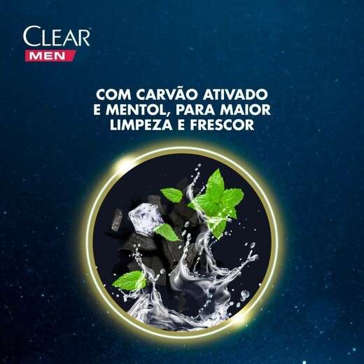 Shampoo Anticaspa Clear Men Sports Limpeza Profunda 400ml