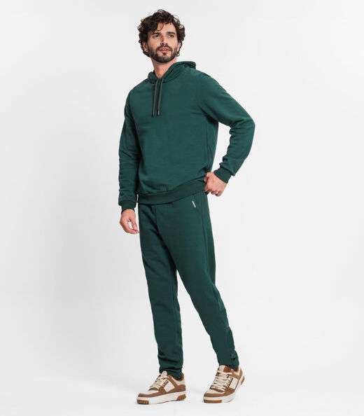 Blusão Com Capuz Masculino Diametro Verde
