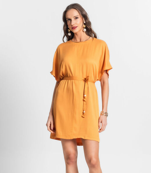 Vestido Curto Feminino Endless Marrom