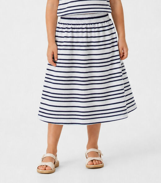 Conjunto Infantil Menina Saia e Regata Select Branco