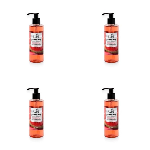 Image_Kit c/4 Sabonetes Líquido Facial Corporal Muriel Skin Melância 200ml