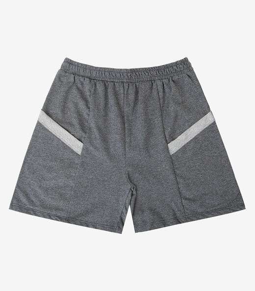 Shorts Feminino Moletinho Infinita Cor Cinza