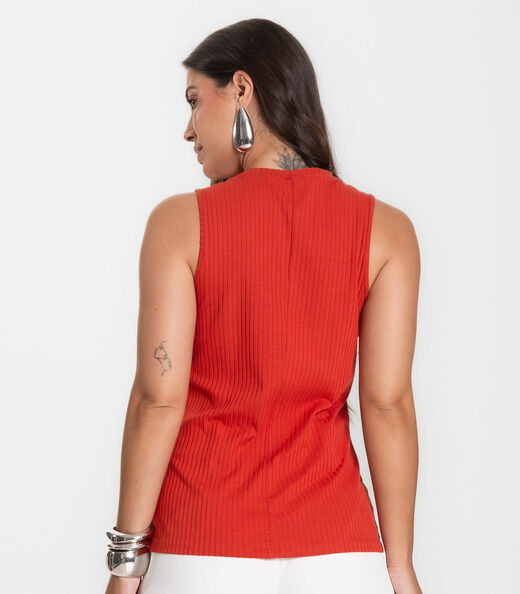 Regata Feminina Infinita Cor Laranja