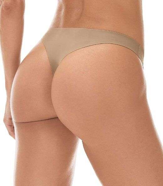 Calcinha Fio Dental Laser Termofusionada Zee Rucci Bege