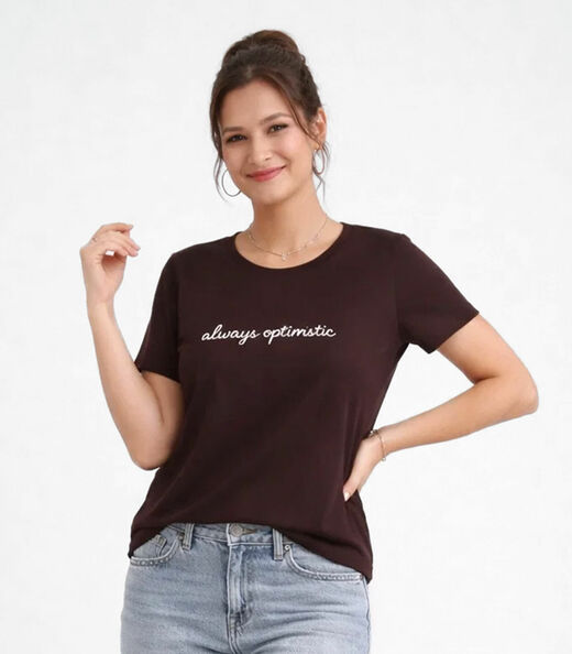 Image_Blusa Feminina com Estampa Infinita Cor Marrom