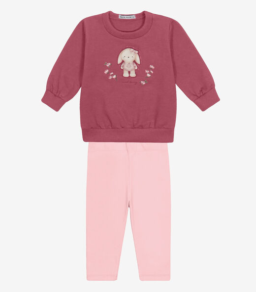 Image_Conjunto Blusão com Legging Menina Trick Nick Vermelho