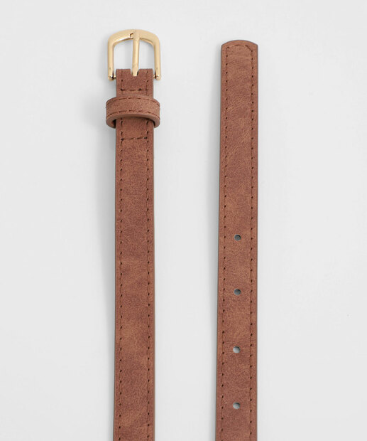 Kit 2 Cintos Feminino Fino Marisa Preto