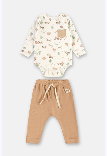 Conjunto Bebê Body Calça Up Baby